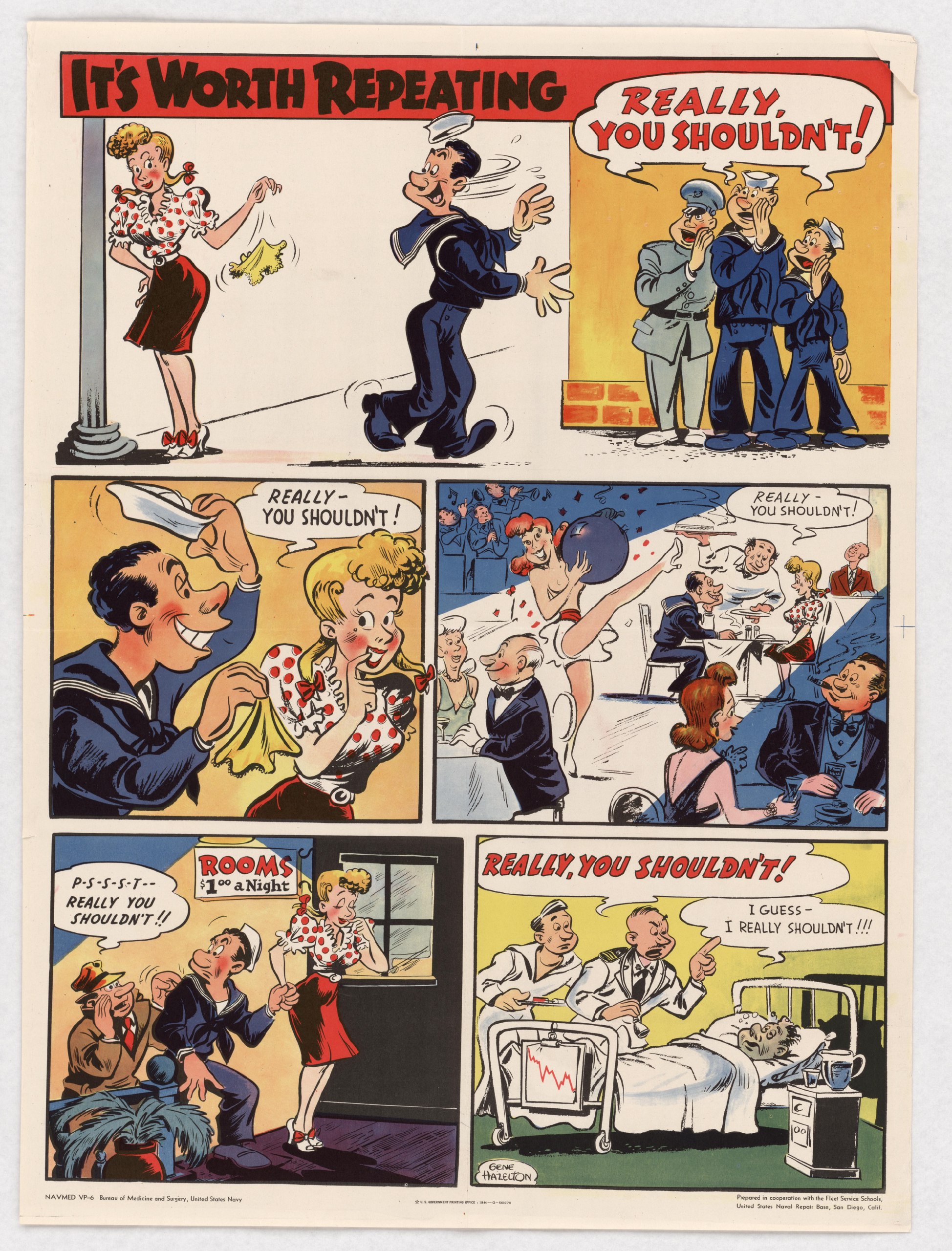 "It's Worth Repeating - "Really You Shouldn't", 1944. @pfff_history **Comment ...